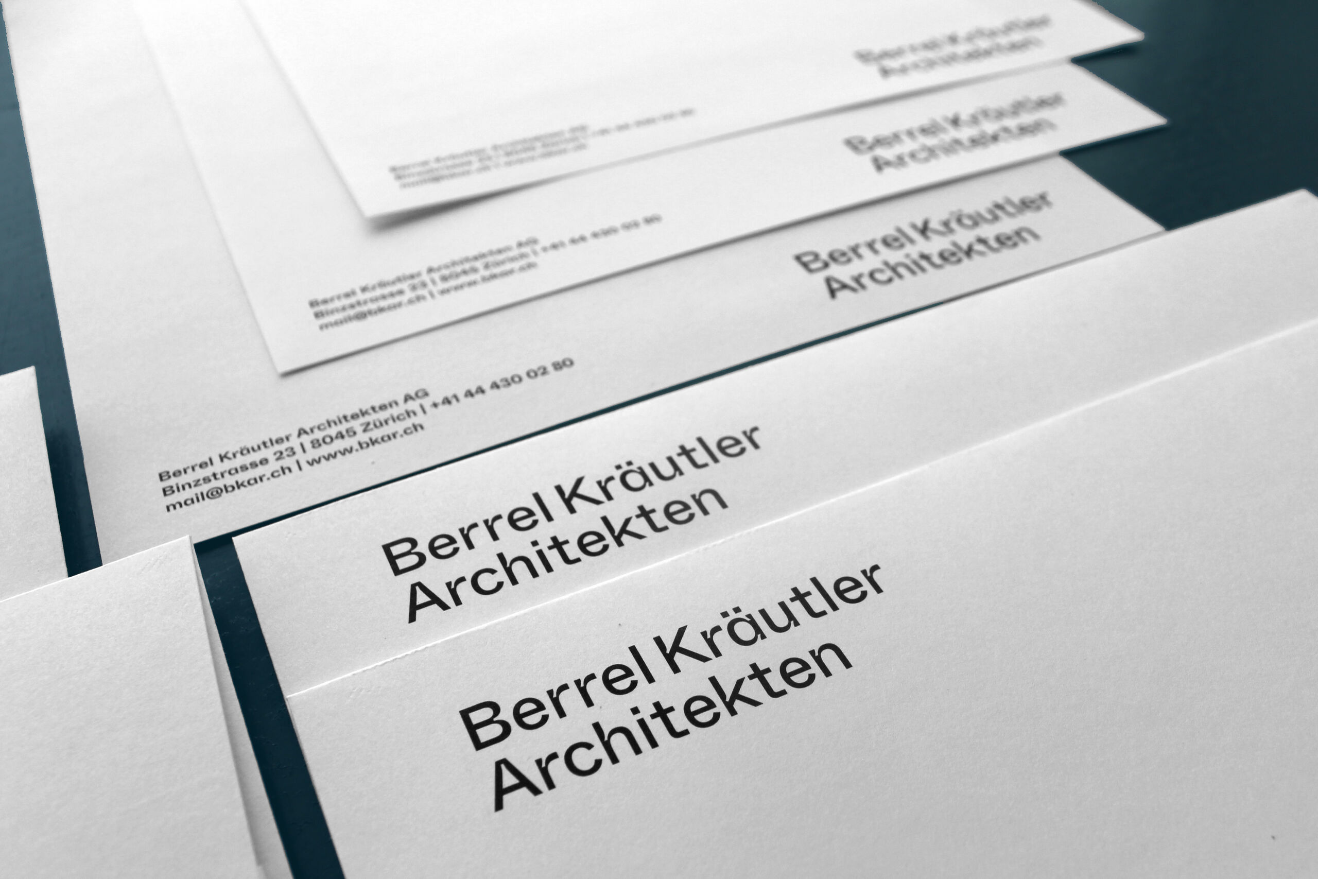 New Identity for Berrel Kräutler Architekten