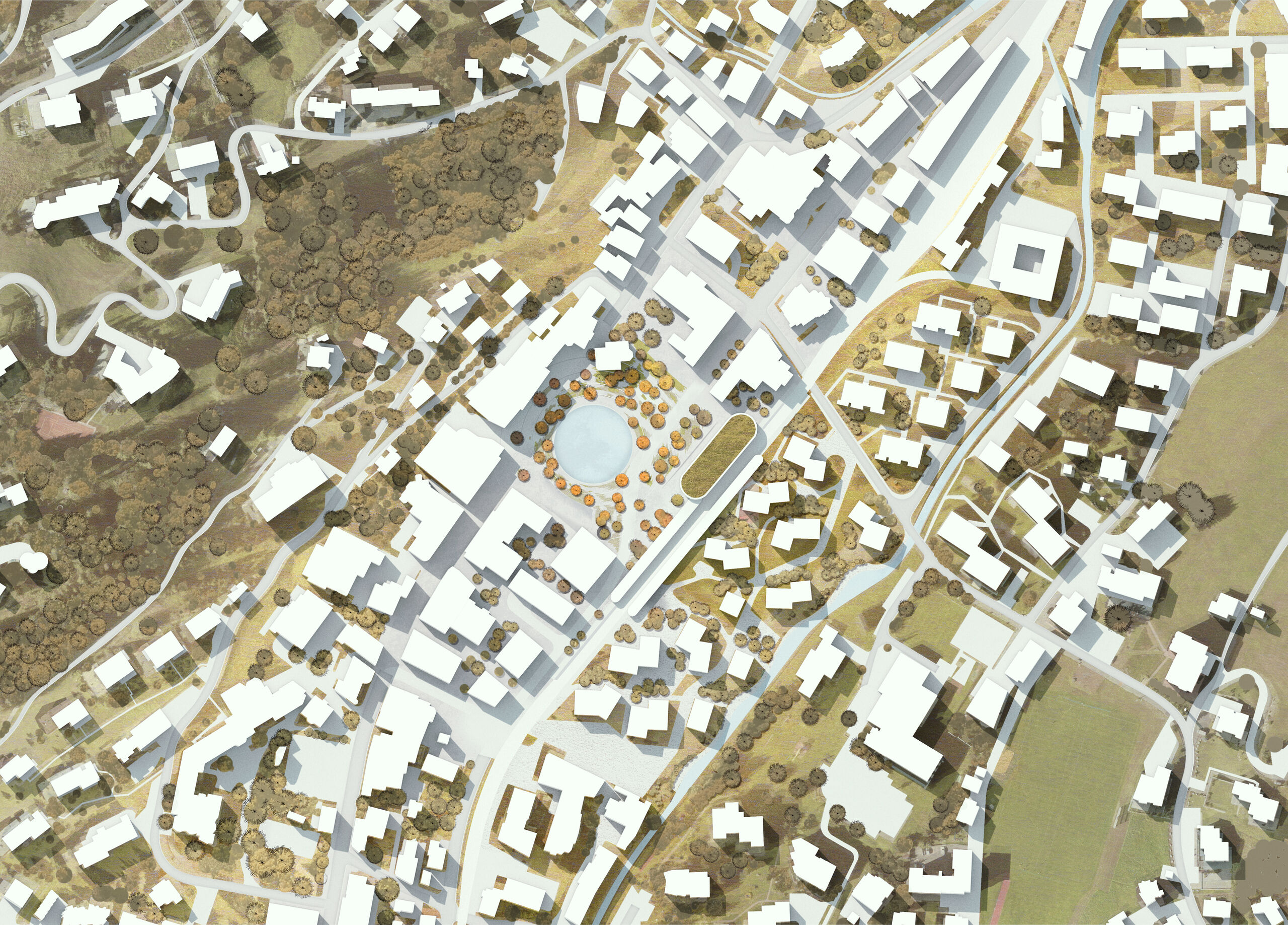 2nd place for a new village centre in Davos