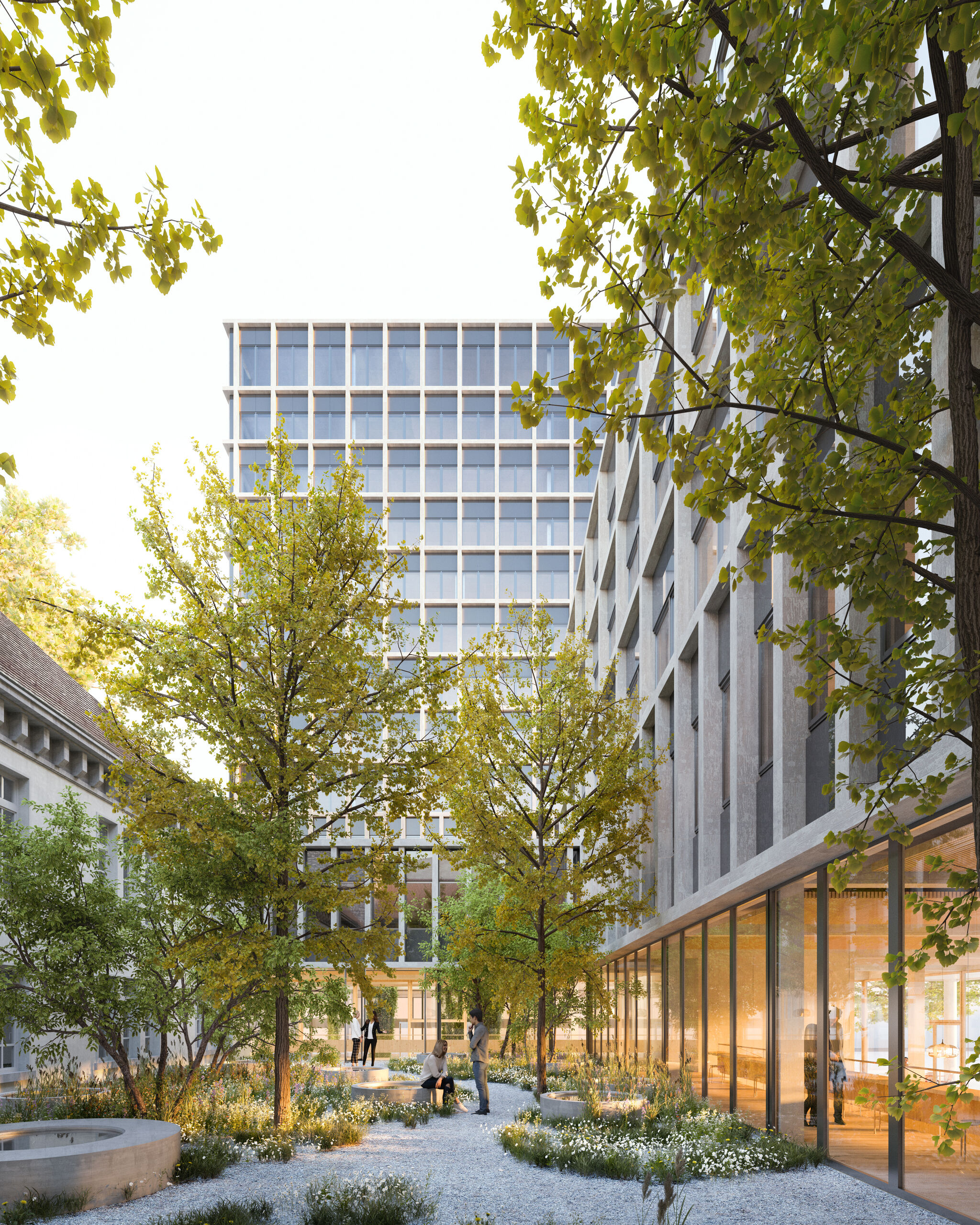 Third prize District complex in Uster