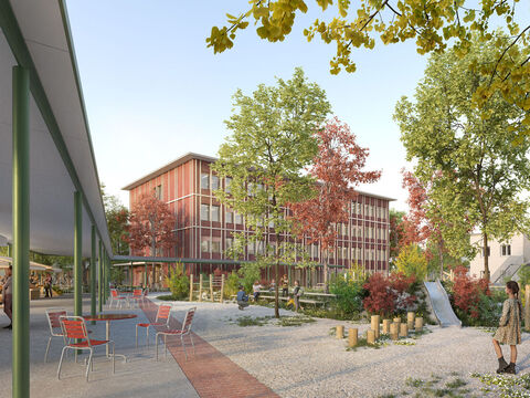 School building Kappelerhof Baden