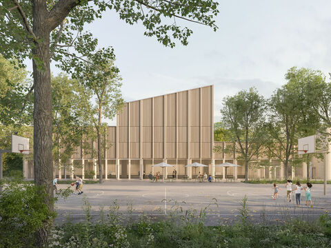 School area Allmend Meilen